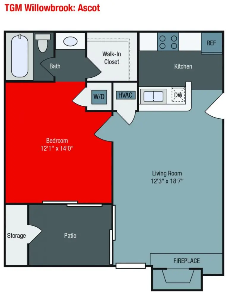 Apartments For Rent TGM Willowbrook - Ascot ...