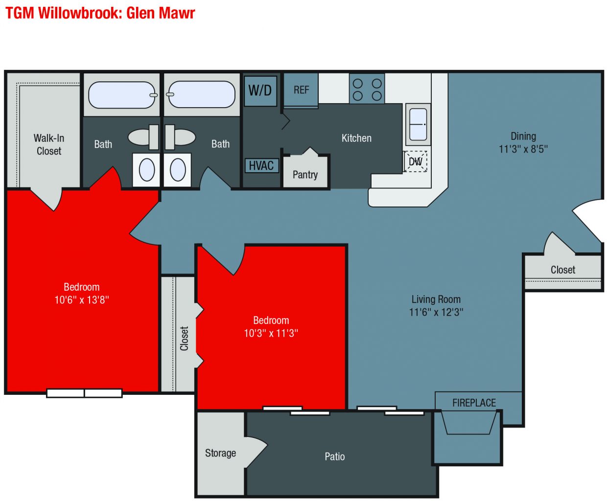 Apartments For Rent TGM Willowbrook - Glen Mawr 