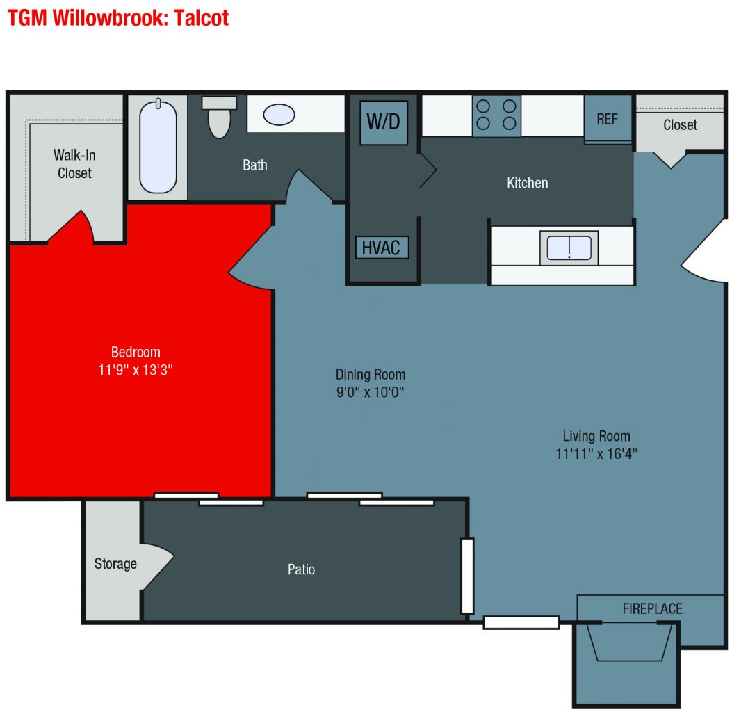 Apartments For Rent TGM Willowbrook - Talcot 