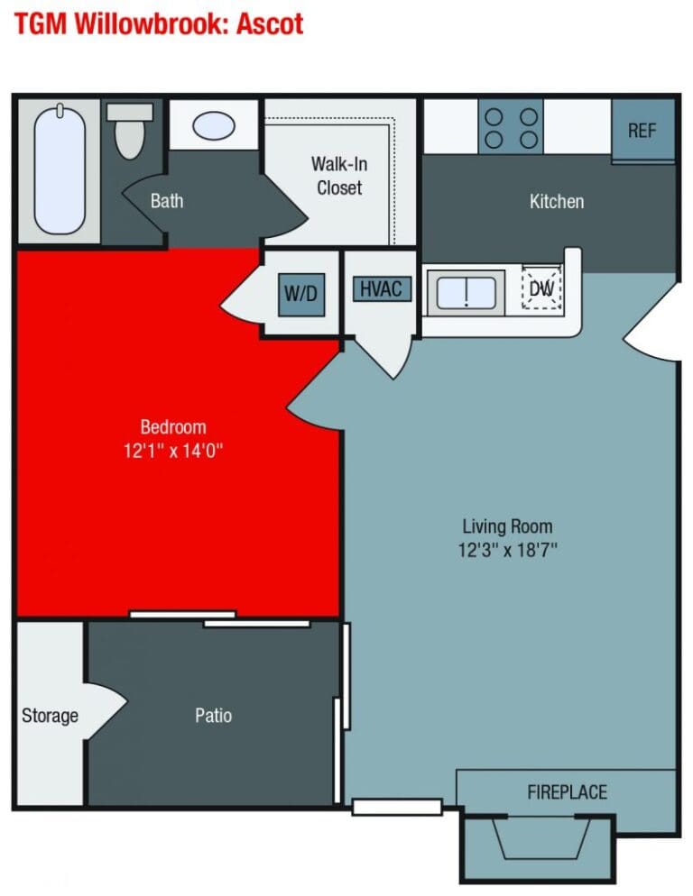 Apartments For Rent TGM Willowbrook - Ascot ...