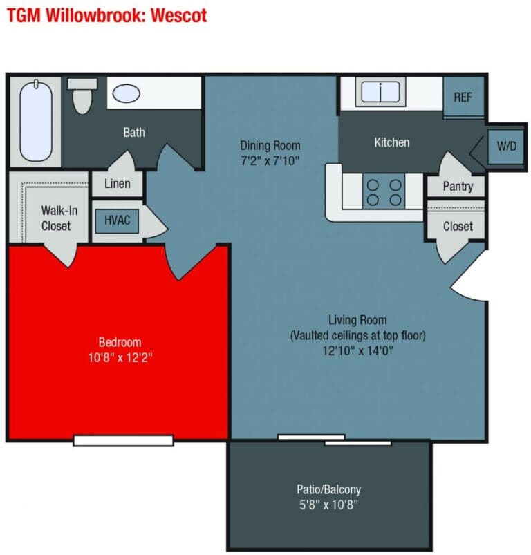 Apartments For Rent TGM Willowbrook - Wescot ...